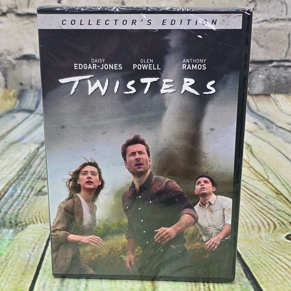 Universal Twisters Collector's Edition DVD 2024 Daisy Edgar-Jones Glen Powell